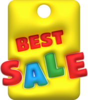 Verkauf Banner Design, Einkaufen Deal Angebot Rabatt, am besten verkauf.3d Illustration png