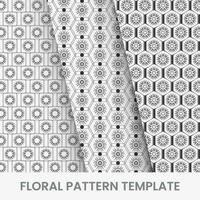 abstract vector floral pattern design bundle template