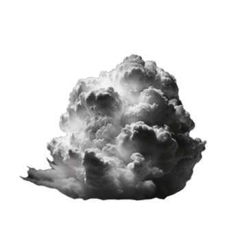 de bild funktioner en klar och eterisk himmel fylld med mjuk vit moln den där dyka upp till vara flytande viktlöst mot en genomskinlig bakgrund.generativ ai png