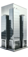 This striking image features a stunning glass skyscraper set against a translucent backdrop, showcasing its impressive architecture in all its glory. png