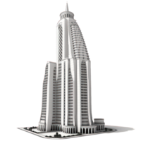 This image features the Kravisyj skyscraper standing tall and proud against a transparent background, showcasing the architecture and design of the building. png