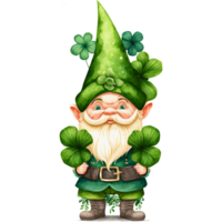 gnome patricks journée clipart ai génératif png