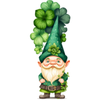 gnome patricks journée clipart ai génératif png