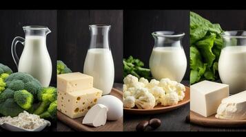 Foods High in Calcium for bone health, muscle constraction, lower cancer risks, weight loss, photo