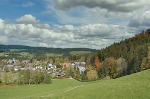 Village of Hinterzarten in Black Forest,Baden-Wuerttemberg,Germany photo