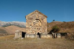 Tkhaba-Yerdy temple is the most ancient temple in Ingushetia. photo