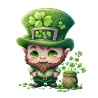 Cute Dwarf St Patricks Day png