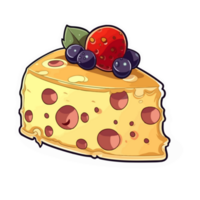 cheese character food png