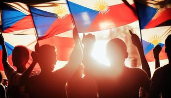 Happy national holiday. Celebrated annually on June 12 in Philippine. . photo