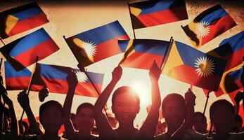 Happy national holiday. Celebrated annually on June 12 in Philippine. . photo