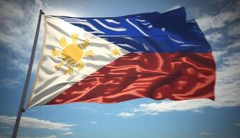 Happy national holiday. Celebrated annually on June 12 in Philippine. . photo