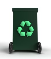 bin återvinna behållare skräp sopor avfall miljö återvinning plast ekologi återanvändning grön Färg rena förorening symbol förfogande tömma minska objekt organisk ikon vägra soptunna skräp jorden.3d framställa png