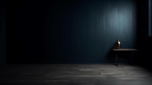 Cleanse light dim divider with astonishing chiaroscuro. Coordinate foundation. Creative resource, photo