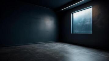 Cleanse light dim divider with dazzling chiaroscuro. Direct establishment. Creative resource, photo