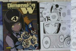 Dimension W manga book, japanese comics, Spain, Vitoria, April of  2023 photo