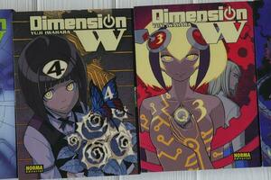 dimensión w manga libro, japonés historietas, España, victoria, abril de 2023 foto