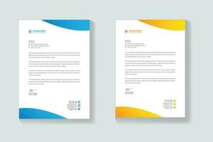 business letterhead design vector