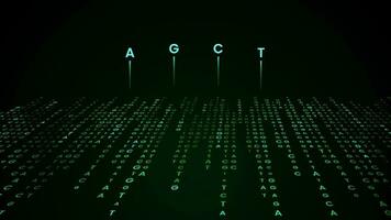 AGCT genomic data visualization background vector