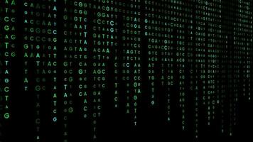 AGCT genomic data visualization background vector