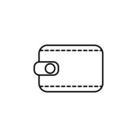 Wallet vector icon illustration