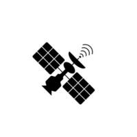 satellite vector icon illustration