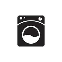 Washing machine vector icon illustration