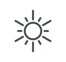 Four seasons and day parts related icon outline and linear vector. vector
