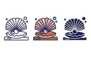 Oyster vector icon