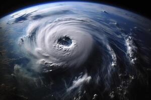 hilado poder de naturalezas tormentas, creado con generativo ai foto