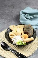 Pempek Palembang or Empek Empek, Traditional Food from South Sumatra photo