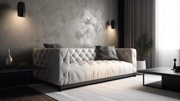 Insides parts parts parts of a cutting edge room with a comfortable cherish organize. Creative resource, photo