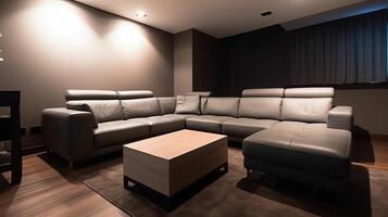 Inside parts parts parts parts parts parts parts parts parts parts parts parts of a cutting edge room with a comfortable cherish organize. Creative resource, photo