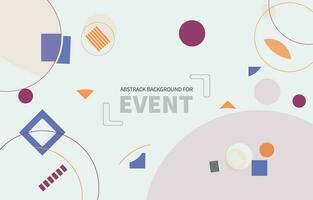 Abstract background with colorful circles, circular lines, and gray wavy shapes for events, art performances, backdrop, formal occasions, and other publications. vector