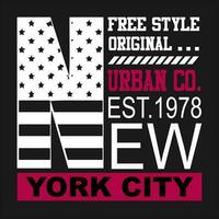 new york brooklyn text,poster,logo,template vector design