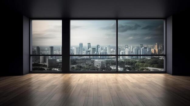 Point of see see on clearsetting divider with put for advancing alter spot or thing presentation in cleanse office run. Creative resource, photo