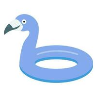 Blue lifebuoy vector illustration icon