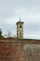 Santo de miguel romano católico catedral en alba iulia inmortalizado desde diferente anglos foto