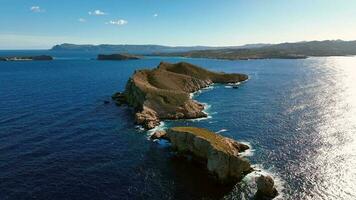 ibiza oeste costa ilhas durante a verão video