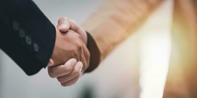 businessman shaking hands indicating agreement business ,business contract agreement ,success and cooperation ,Showing friendship with colleagues ,offer agreement official legal ,joint venture photo