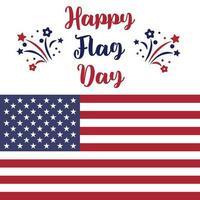 Happy Flag Day background template. Vector illustration of a background for Happy Flag Day. Flag day banner or badge.Creative illustration,poster or banner of happy Flag Day