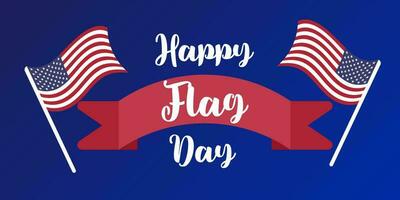 Happy Flag Day background template. Vector illustration of a background for Happy Flag Day. Flag day banner or badge.Creative illustration,poster or banner of happy Flag Day