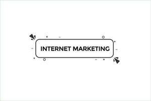 internet marketing vectors.sign label bubble speech internet marketingl vector