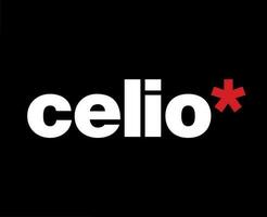 Celio Brand Clothes Logo Symbol Design Fashion Vector Illustration With Black Background