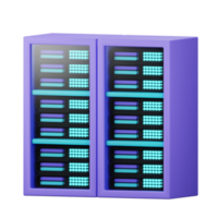 3D Network Server Icon png