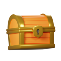 3D Treasure Box Icon png