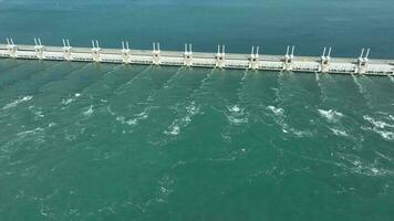 Flood Prevention Storm Surge Barrier to Protect the Netherlands from Rising Seas video