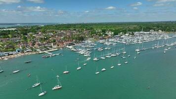 Hamble Marina and Harbour A Popular Area for Sailing in the UK video