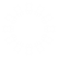 Circle Shape Silhouette of the Horn Beetle or Oryctes Rhinoceros, Dynastinae, can use for Art Illustration, Logo, Pictogram, Website, Apps or Graphic Design Element. Format PNG