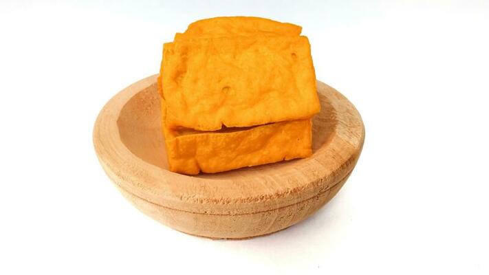 Yellow Tofu also known as Takwa Tofu is tofu that has a yellow