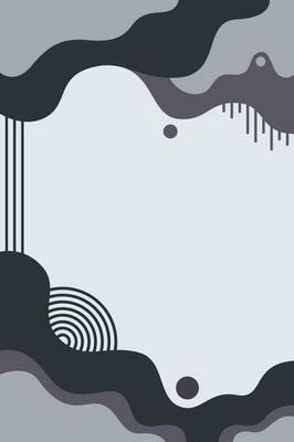 Aesthetic Black and White Abstract Background